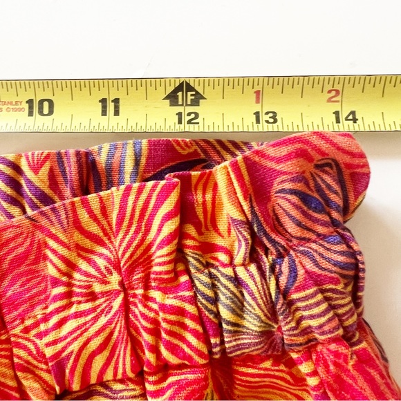 House of Harlow 1960 Linen Blend Tropical Print Shorts - Picture 16 of 16